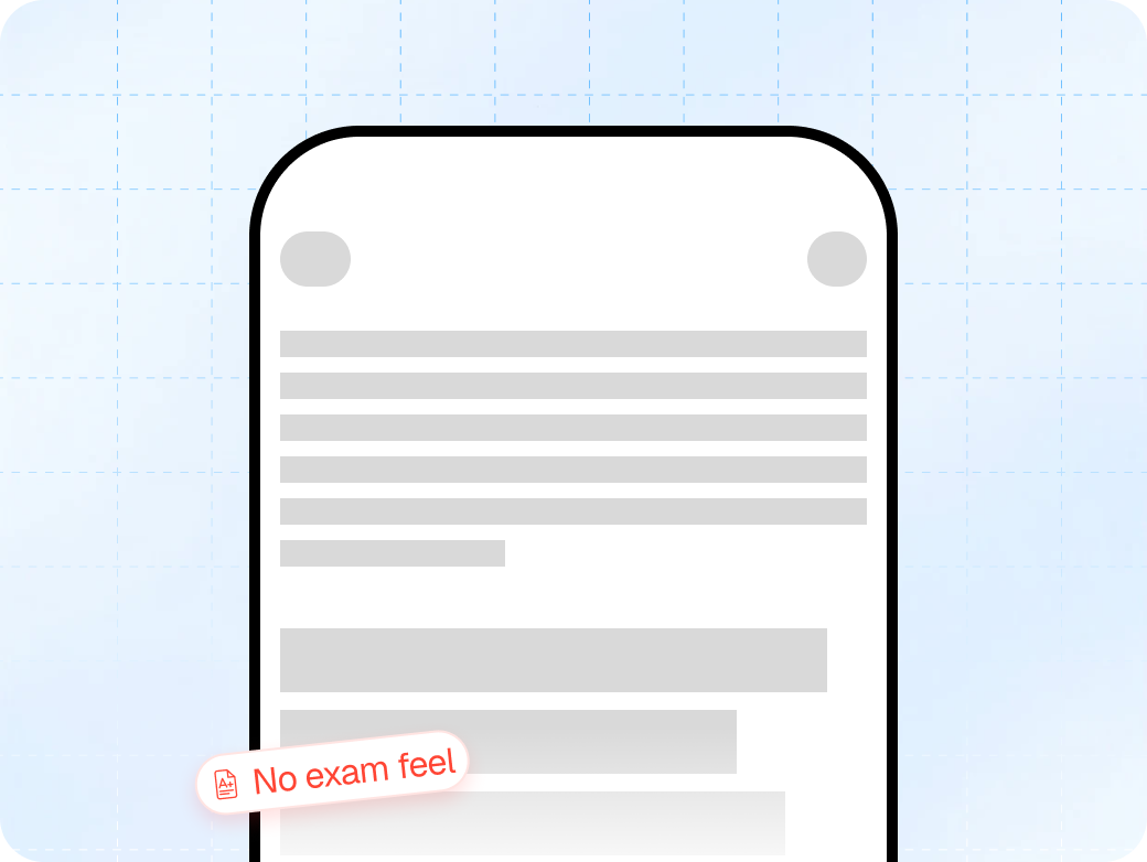 Exam-accurate mock tests