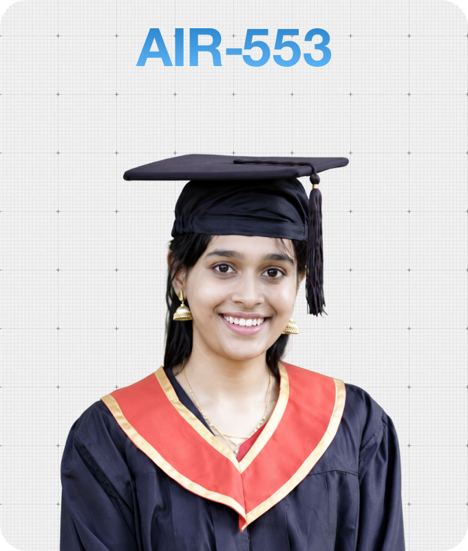 Dr. Saloni Jha, Rank 553
